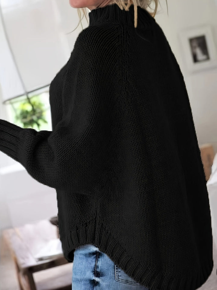 Léa – Pull col roulé délicat