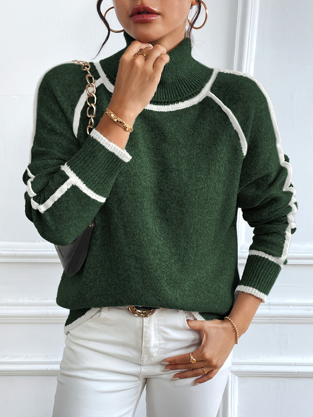 Auriane – Pull col roulé élégant