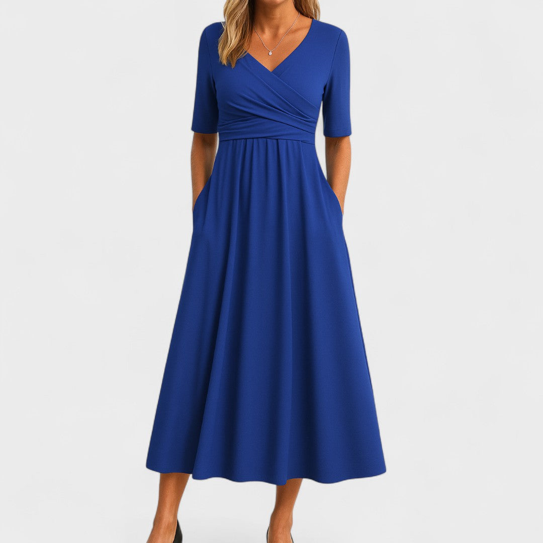 Joanna – Robe midi élégante