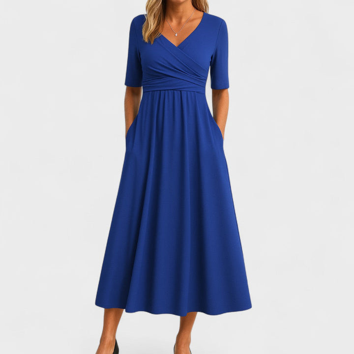 Joanna – Robe midi élégante