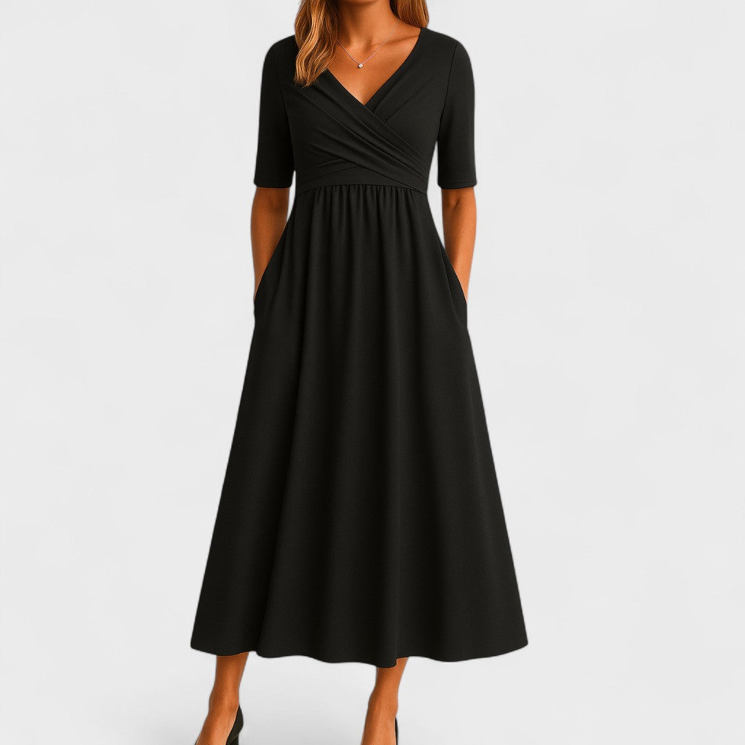 Joanna – Robe midi élégante