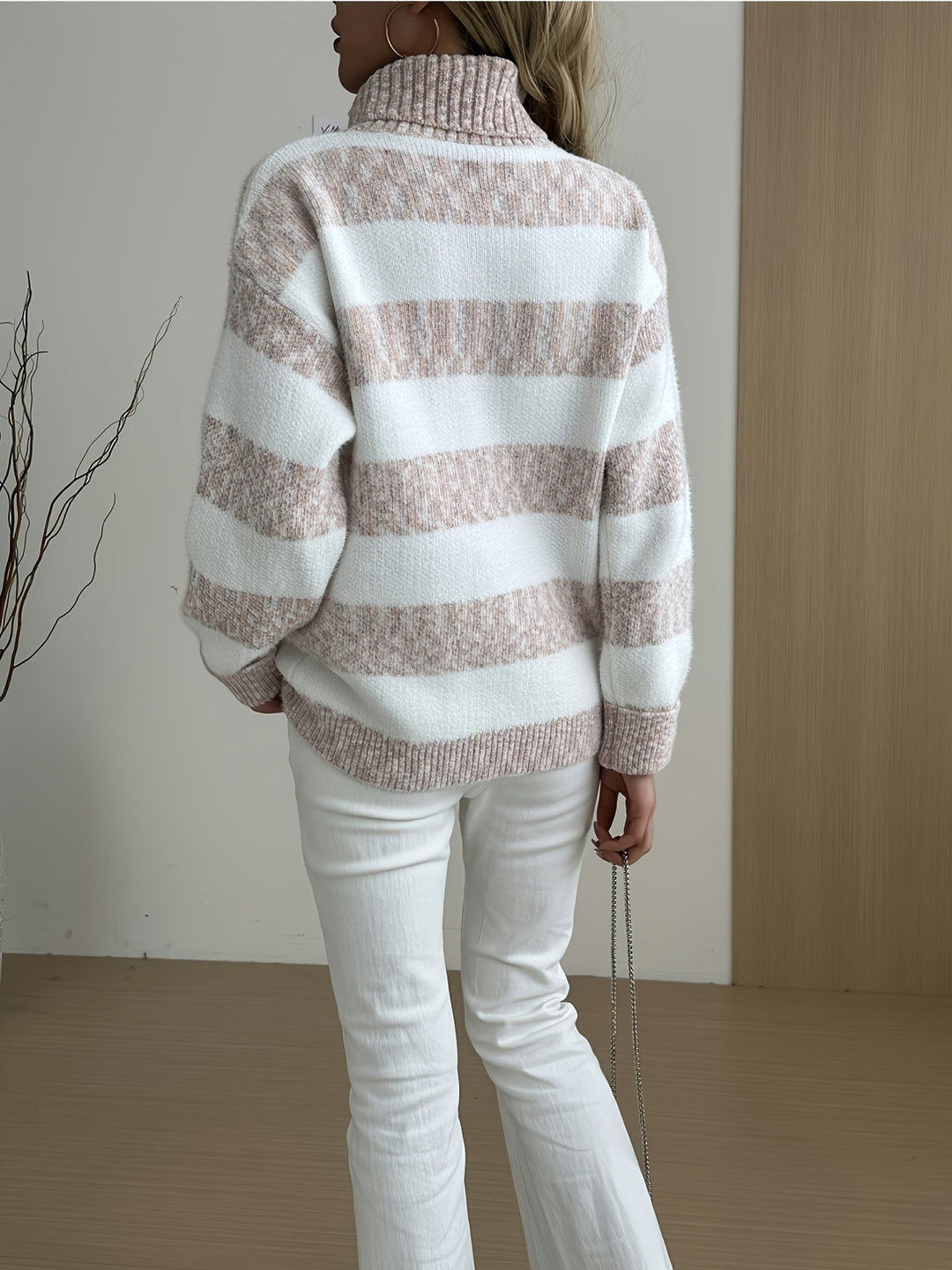 Céleste – Pull col roulé sophistiqué