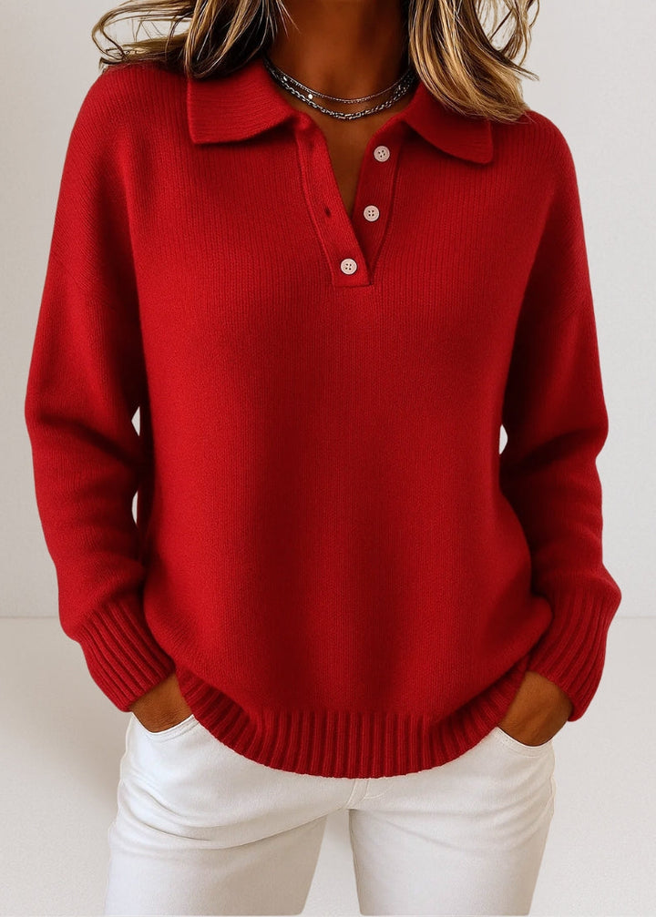 Olivia – Pull doux avec col