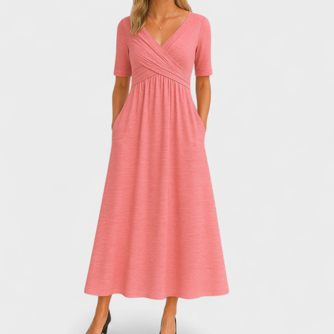 Joanna – Robe midi élégante