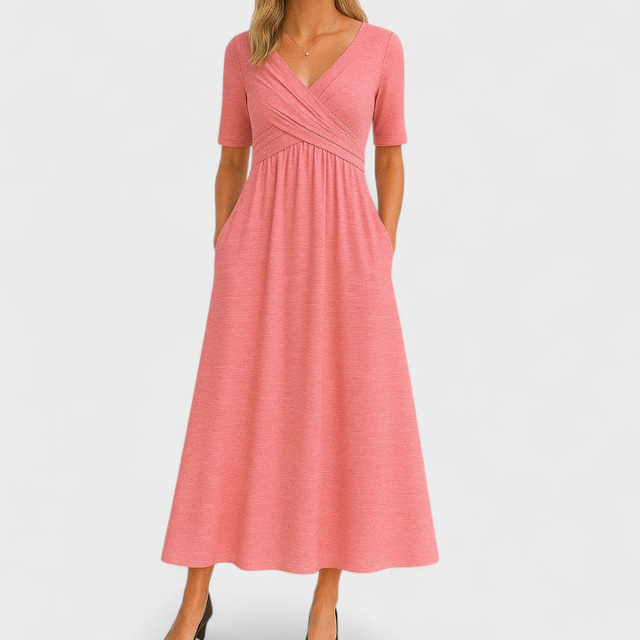 Joanna – Robe midi élégante