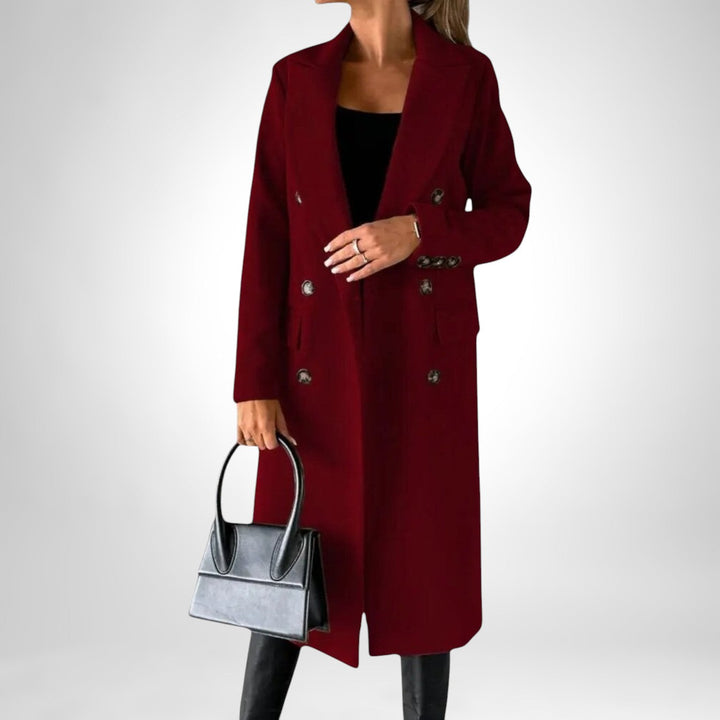 Ana™ | MANTEAU LONG AVEC DOUBLE BOUTON