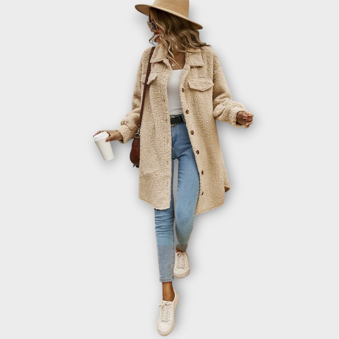 Anaïs – Veste teddy délicate et chaleureuse