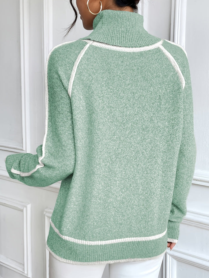 Auriane – Pull col roulé élégant