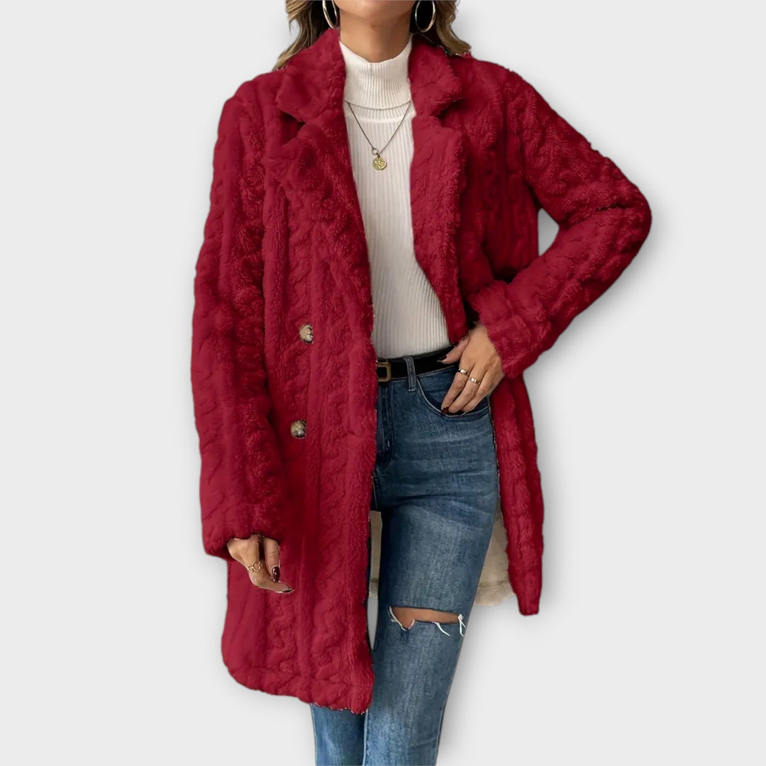 Élodie – Manteau teddy élégant et douillet