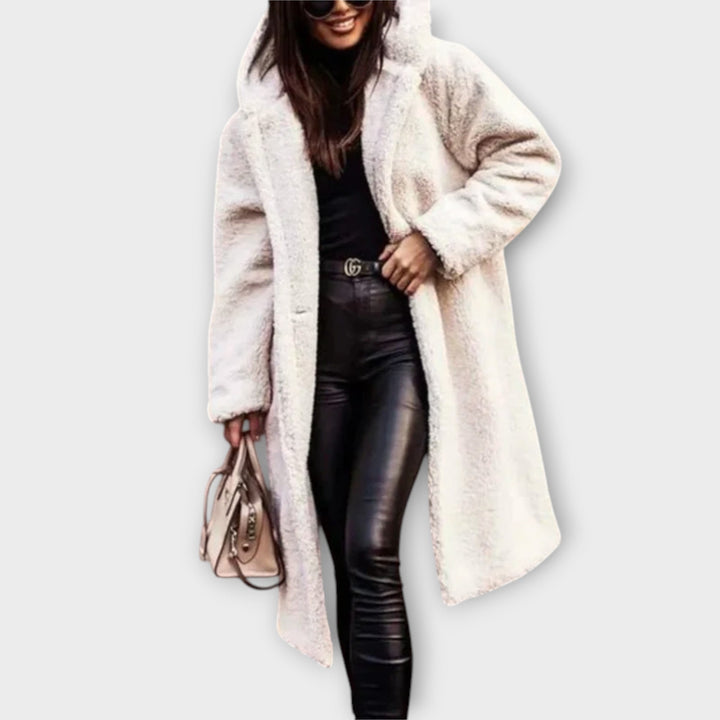 Élise – Manteau à capuche raffiné pour l'hiver