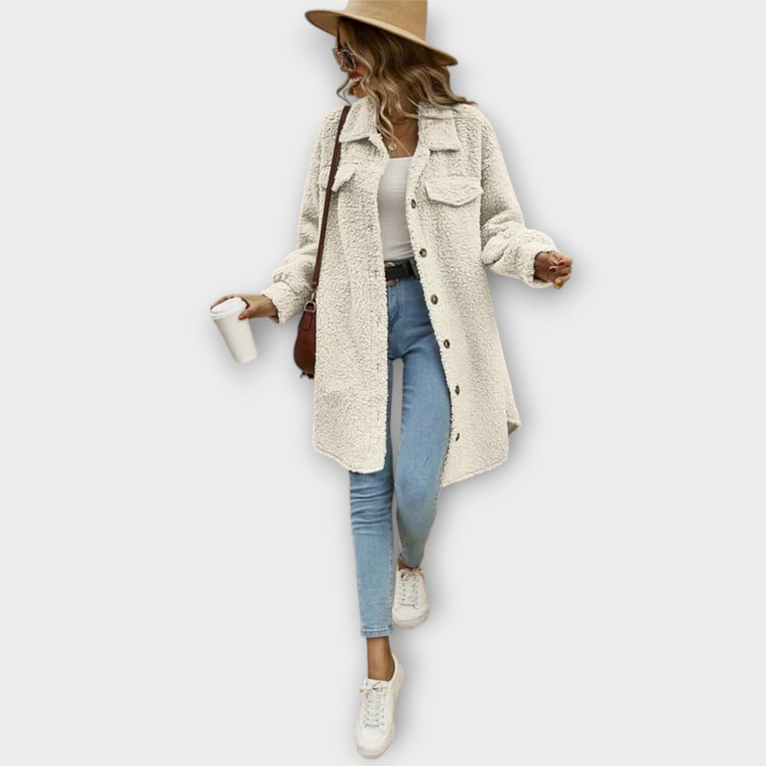 Anaïs – Veste teddy délicate et chaleureuse