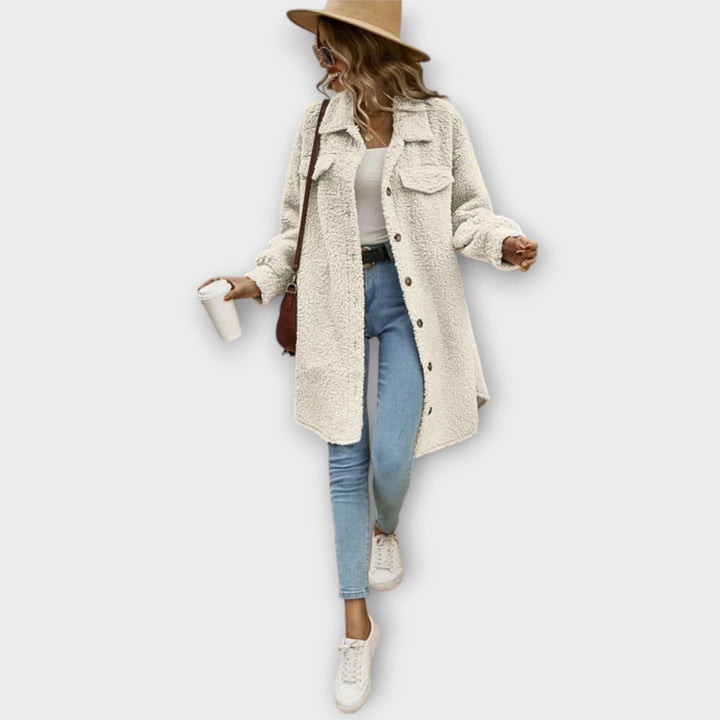 Anaïs – Veste teddy délicate et chaleureuse