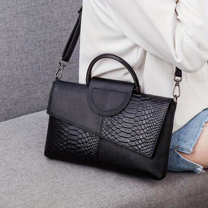 L'LEVANI™ | CELESTE - SAC DE LUXE À MOTIF CROCODILE