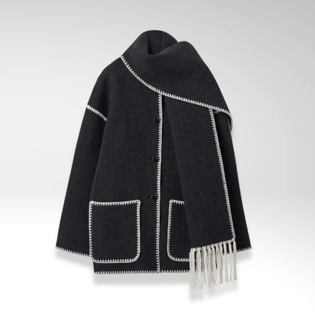 L'LEVANI™ | CHARLOTTE - MANTEAU CHIC INTEMPOREL