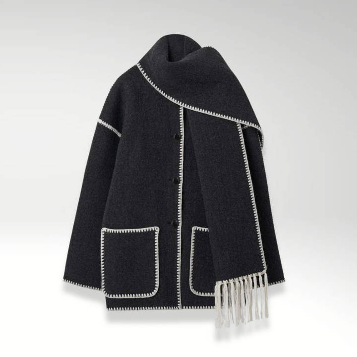 L'LEVANI™ | CHARLOTTE - MANTEAU CHIC INTEMPOREL