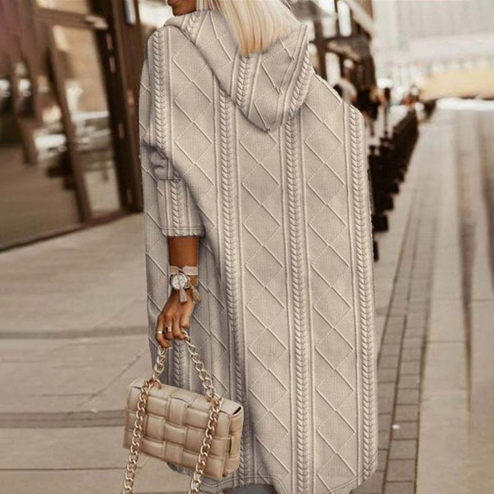 L'LEVANI™ | Cardigan Tricoté À Capuche Décontracté