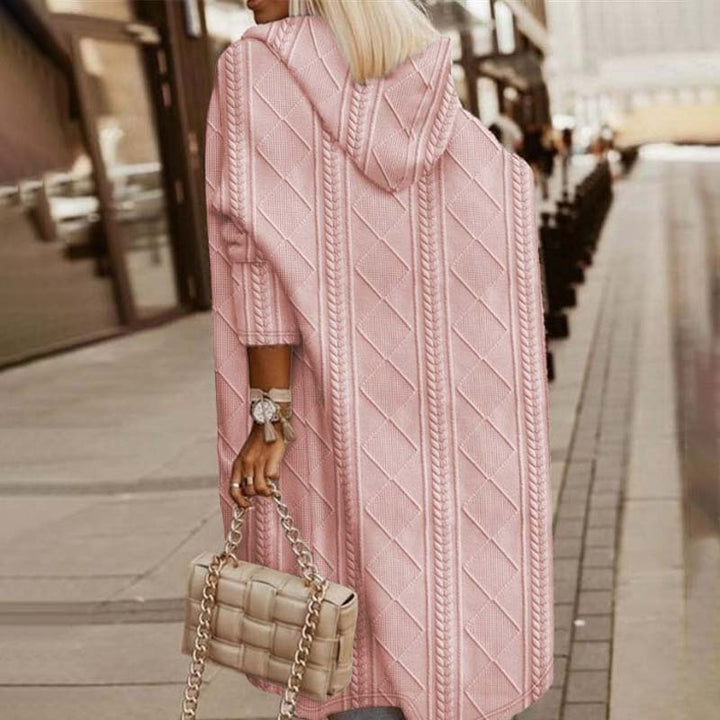 L'LEVANI™ | Cardigan Tricoté À Capuche Décontracté