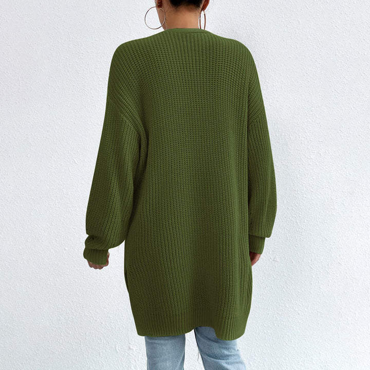 L'LEVANI™ | Cardigan Tricoté Décontracté De Couleur Unie