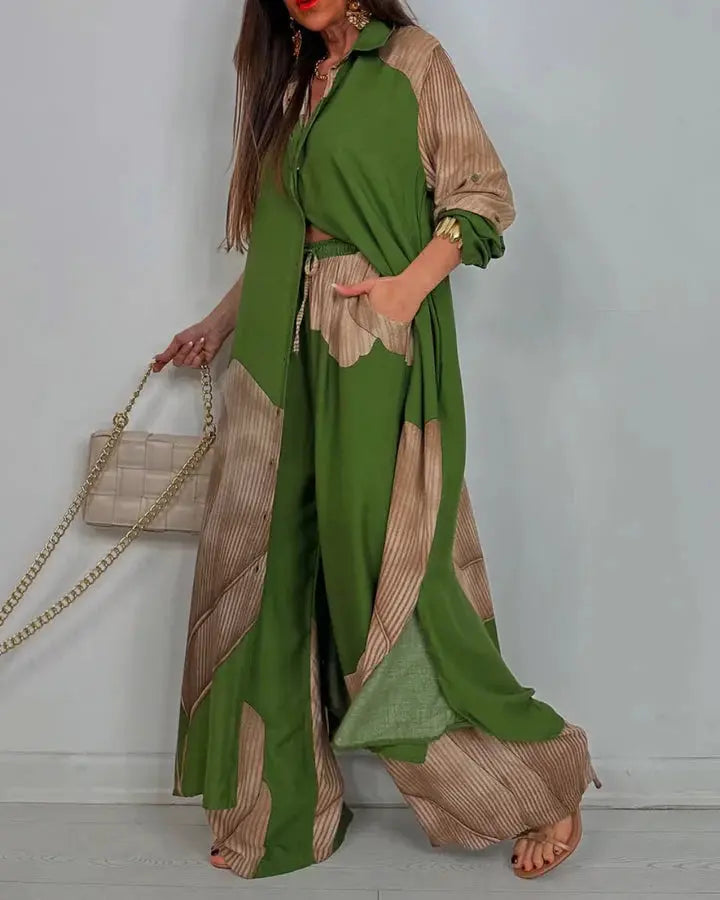 L'LEVANI™ | Ensemble Fluide Style Bohème – Élégance & Confort