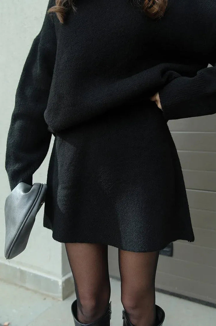 L'LEVANI™ | Ensemble Jupe En Coton (Pull + Jupe)