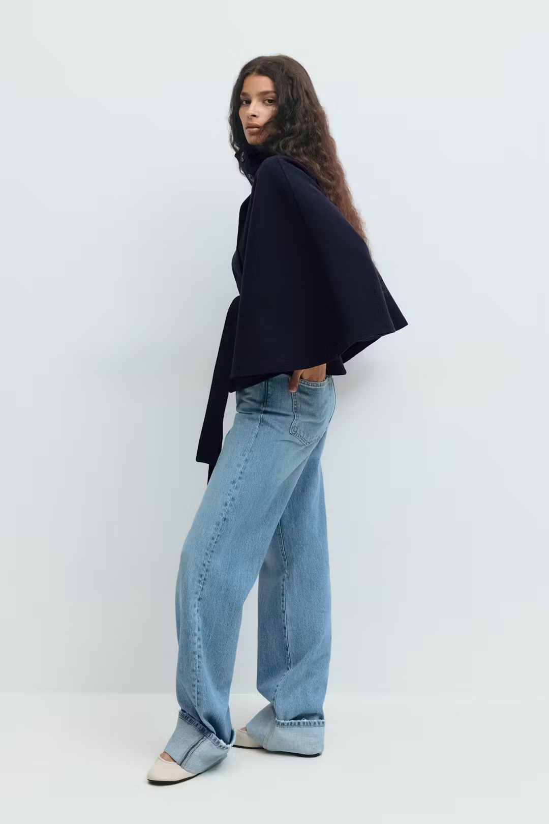 L'LEVANI™ | Gianna - Manteau ceinture de cape