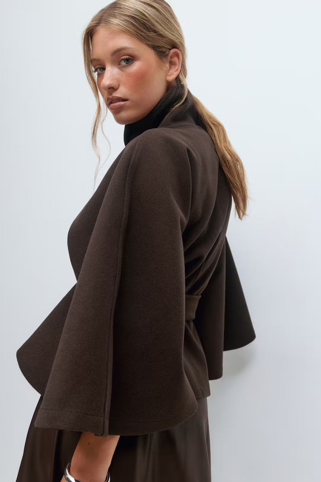 L'LEVANI™ | Gianna - Manteau ceinture de cape