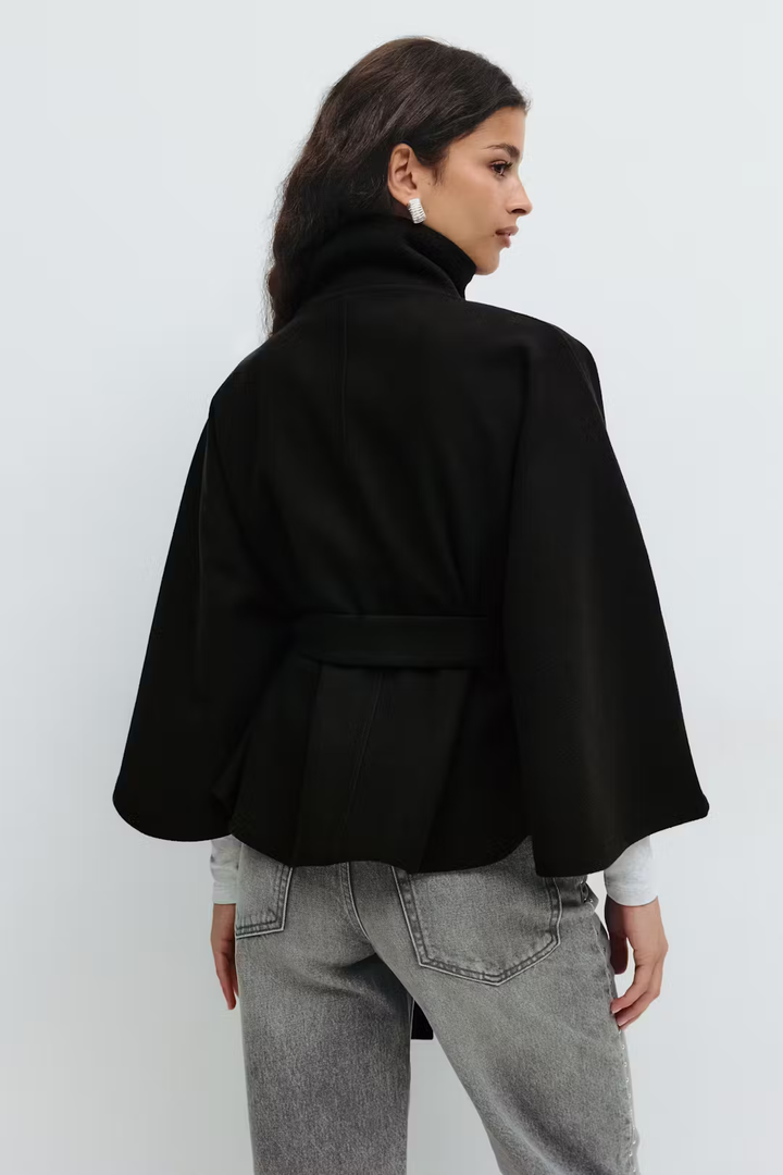 L'LEVANI™ | Gianna - Manteau ceinture de cape