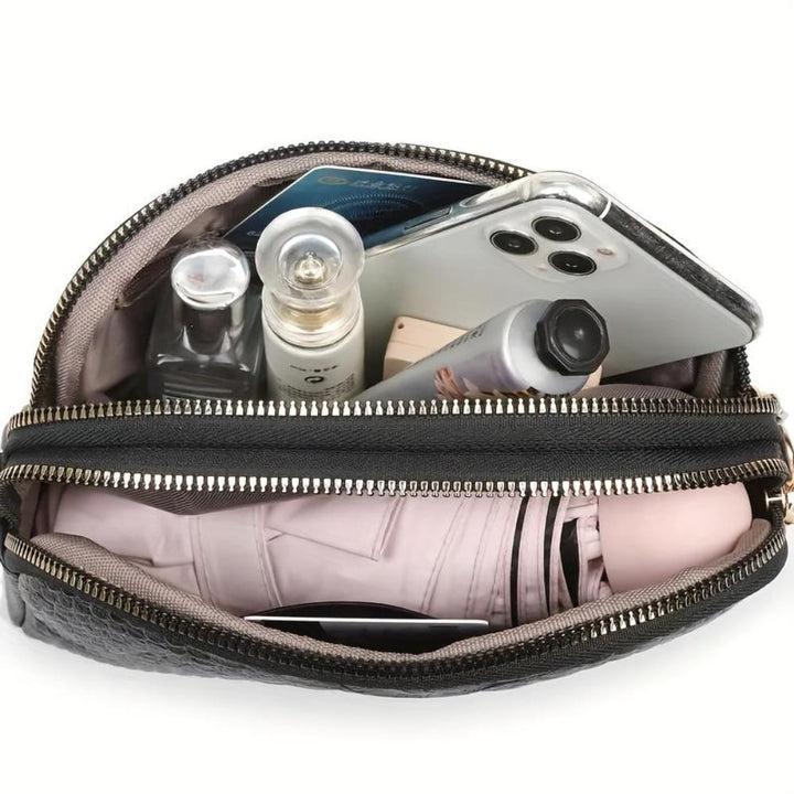 L'LEVANI™ | ISABELLA - MINI SAC BANDOULIÈRE EN SIMILI CROCODILE