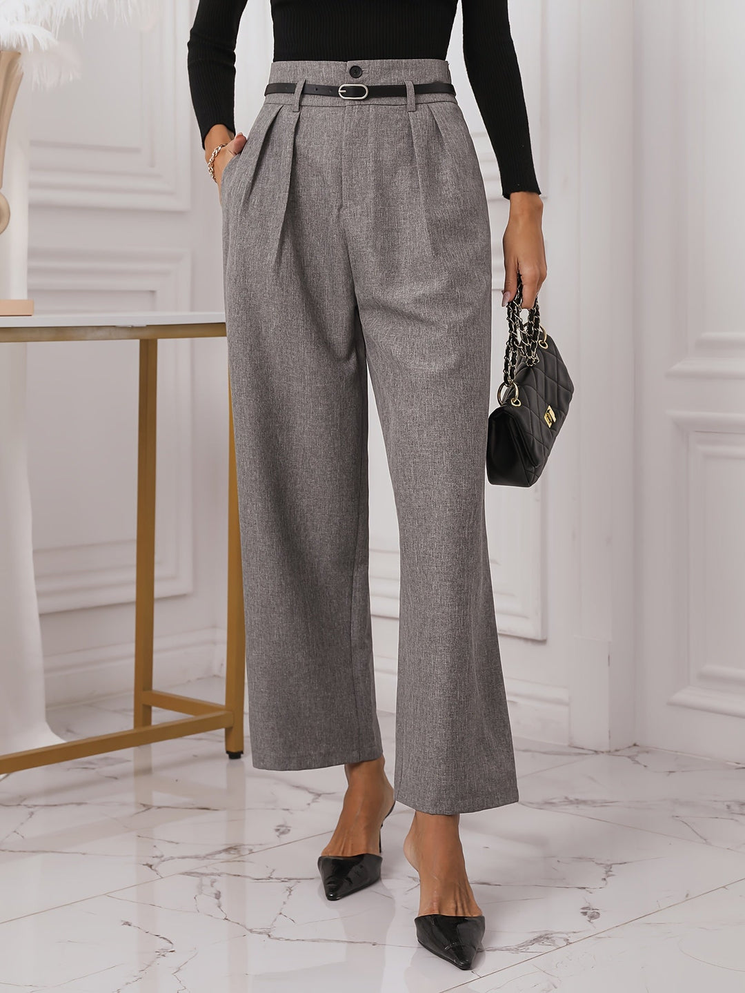 L'LEVANI™ | MARION - PANTALON CLASSY TAILLE HAUTE