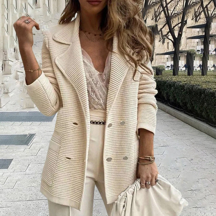 L'LEVANI™ | Manteau Décontracté De Couleur Unie