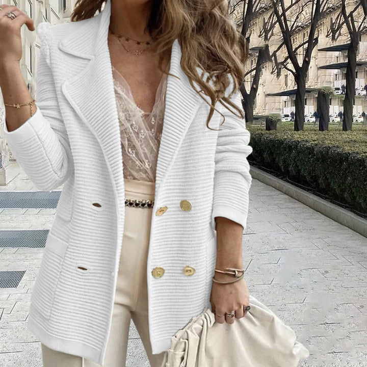 L'LEVANI™ | Manteau Décontracté De Couleur Unie