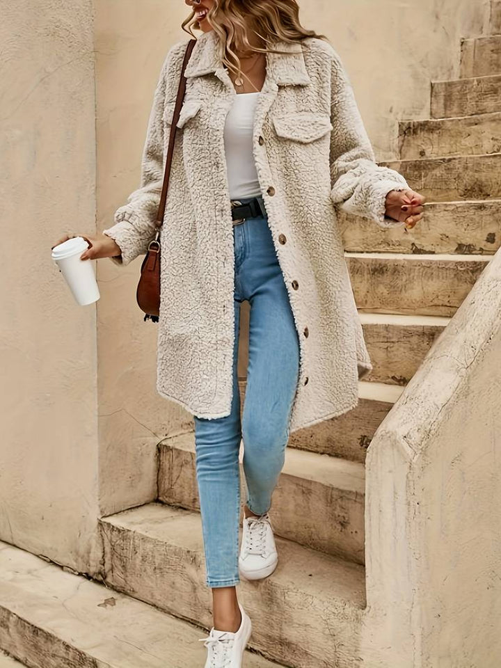 L'LEVANI™ | Manteau Elize En Peluche Chaud & Décontracté