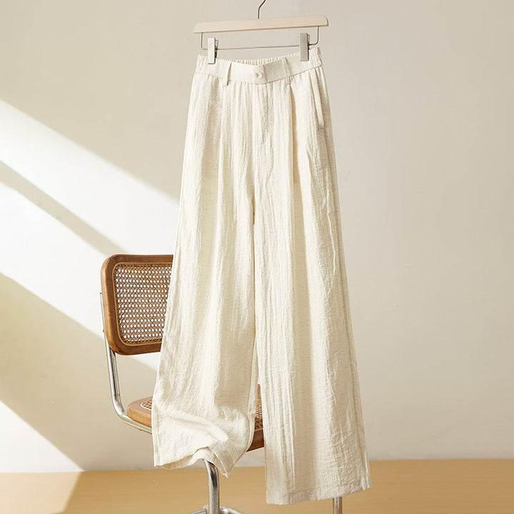 L'LEVANI™ | Pantalon Karina Oversize En Lin Pour Femmes