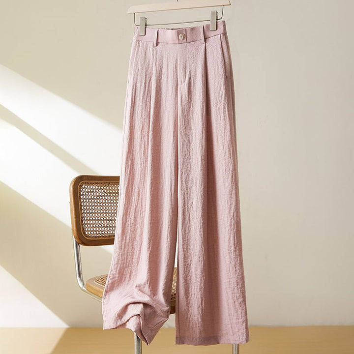 L'LEVANI™ | Pantalon Karina Oversize En Lin Pour Femmes