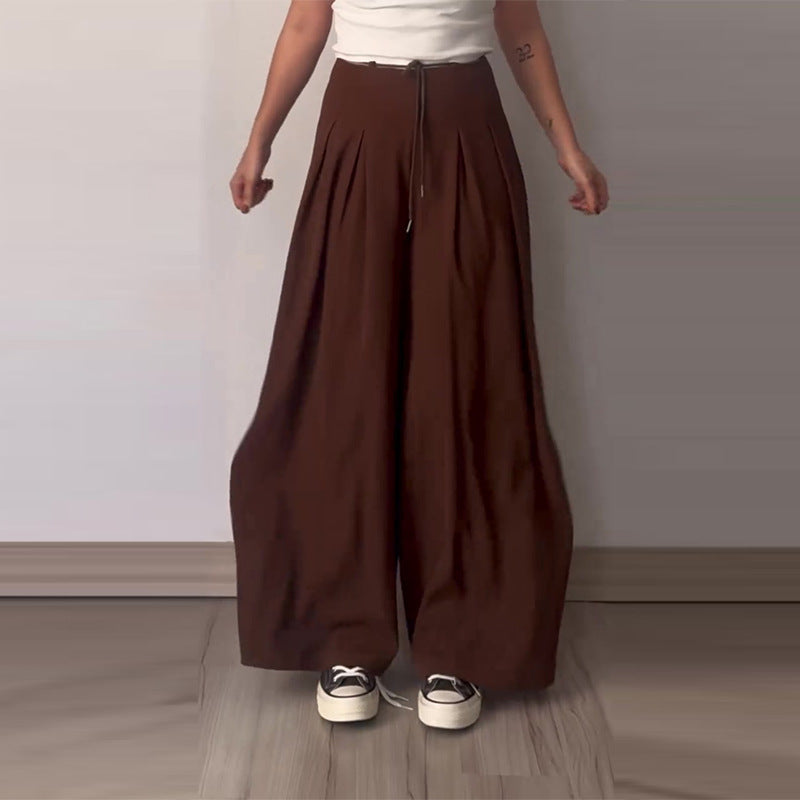 L'LEVANI™ | Pantalon Large En Lin Taille Haute Pour Femme – Léger, Fluide & Respirant