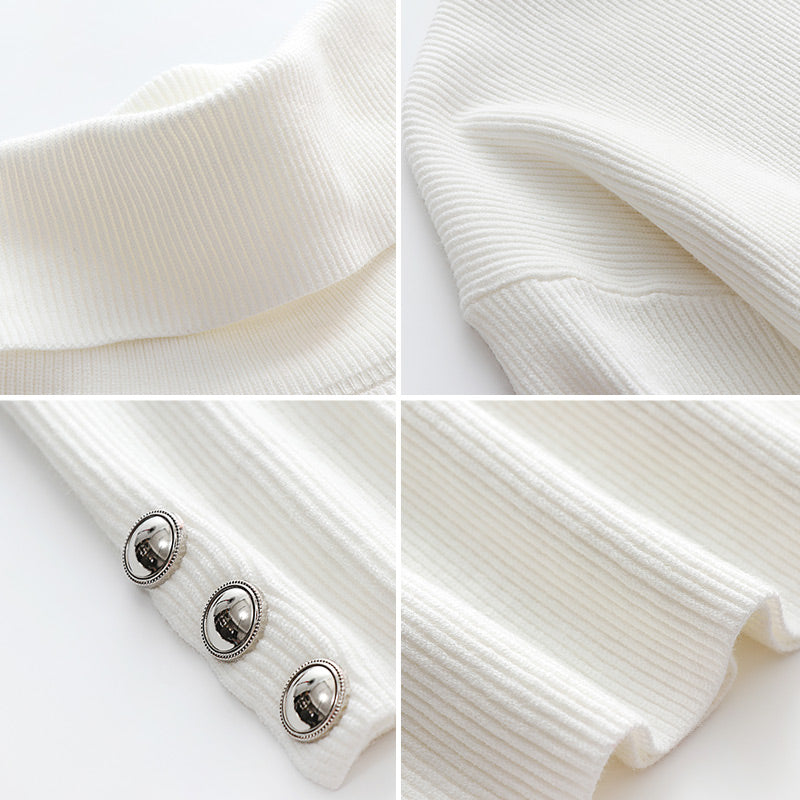 L'LEVANI™ | Pull Milana Col Roulé Oversize & Chaud