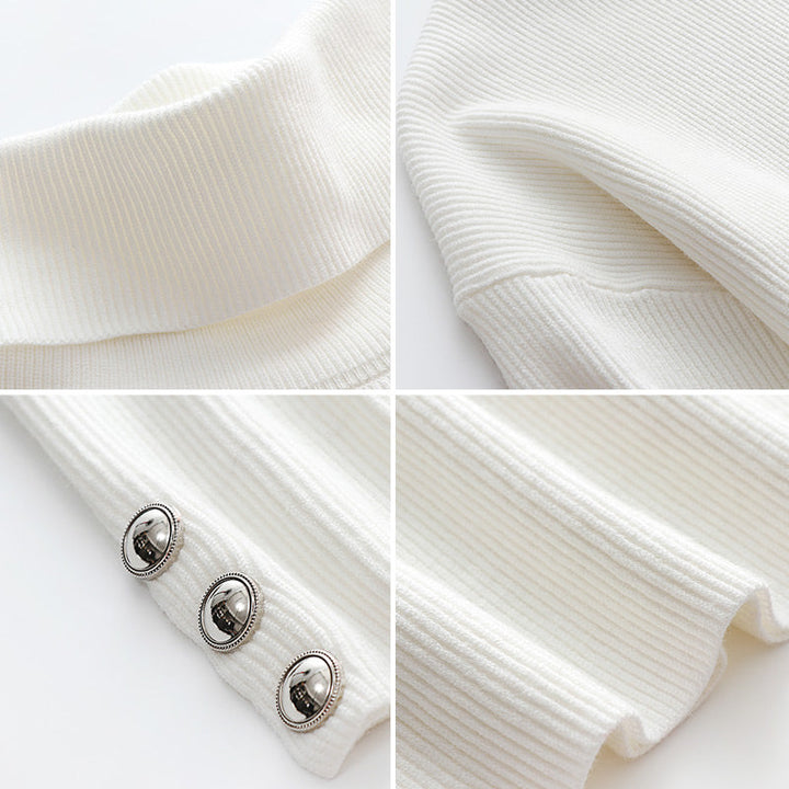 L'LEVANI™ | Pull Milana Col Roulé Oversize & Chaud