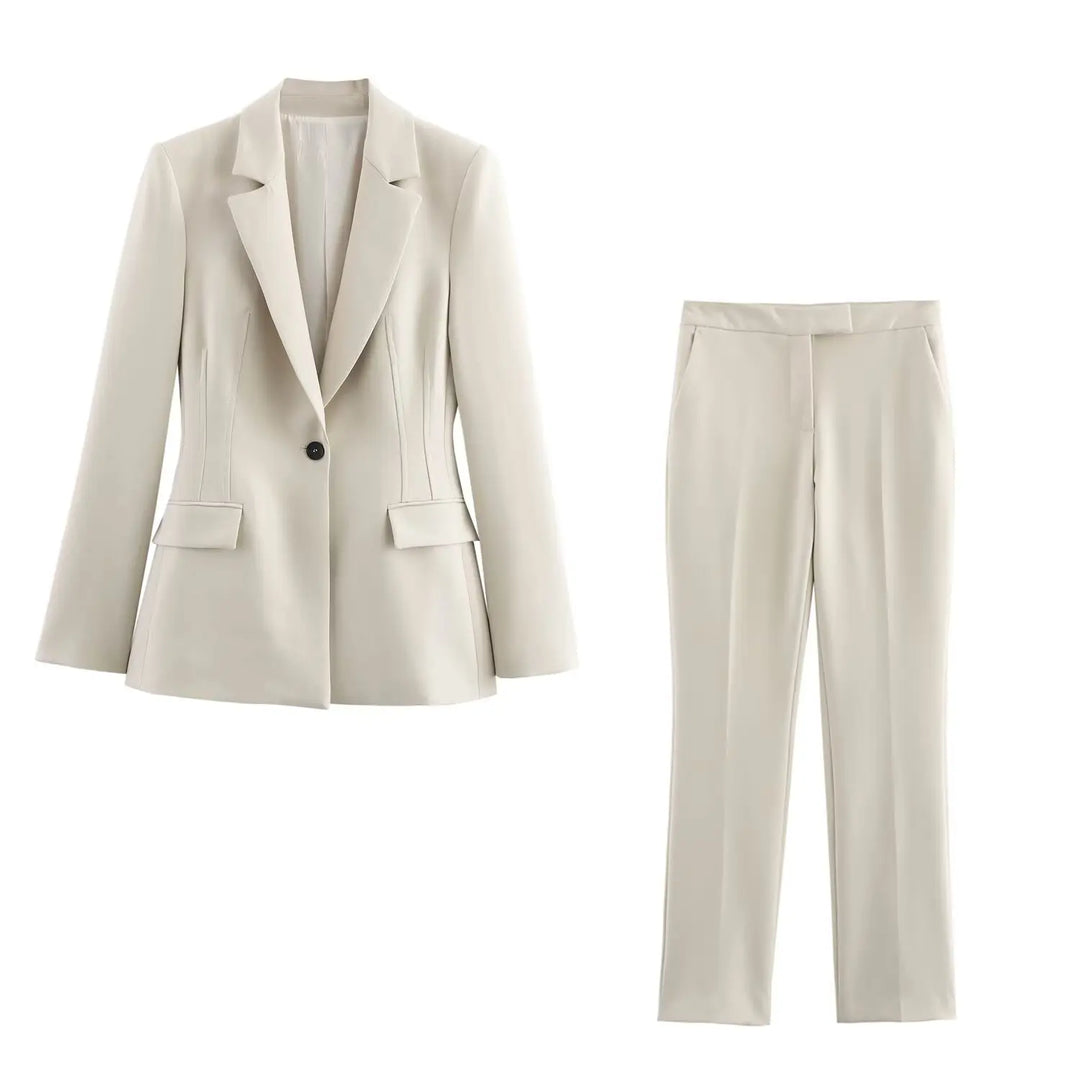 L'LEVANI™ | Tailored Power Suit – Elegant 2-Piece Blazer & Trousers Set
