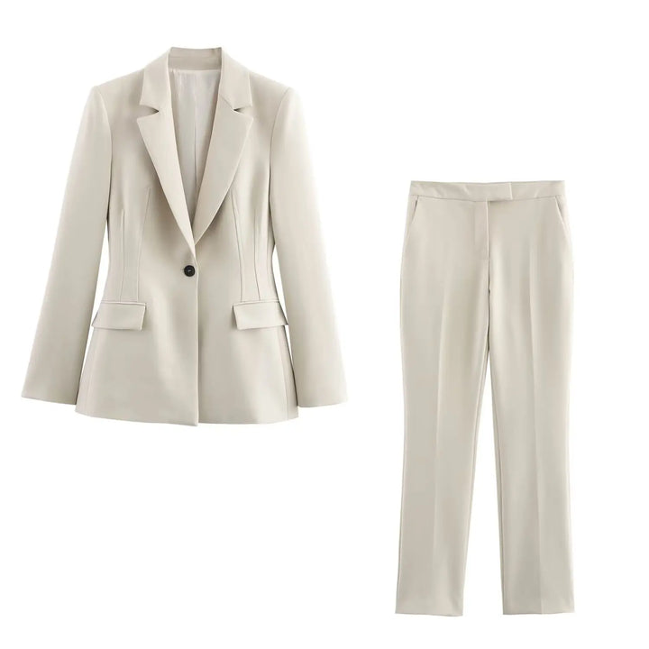 L'LEVANI™ | Tailored Power Suit – Elegant 2-Piece Blazer & Trousers Set