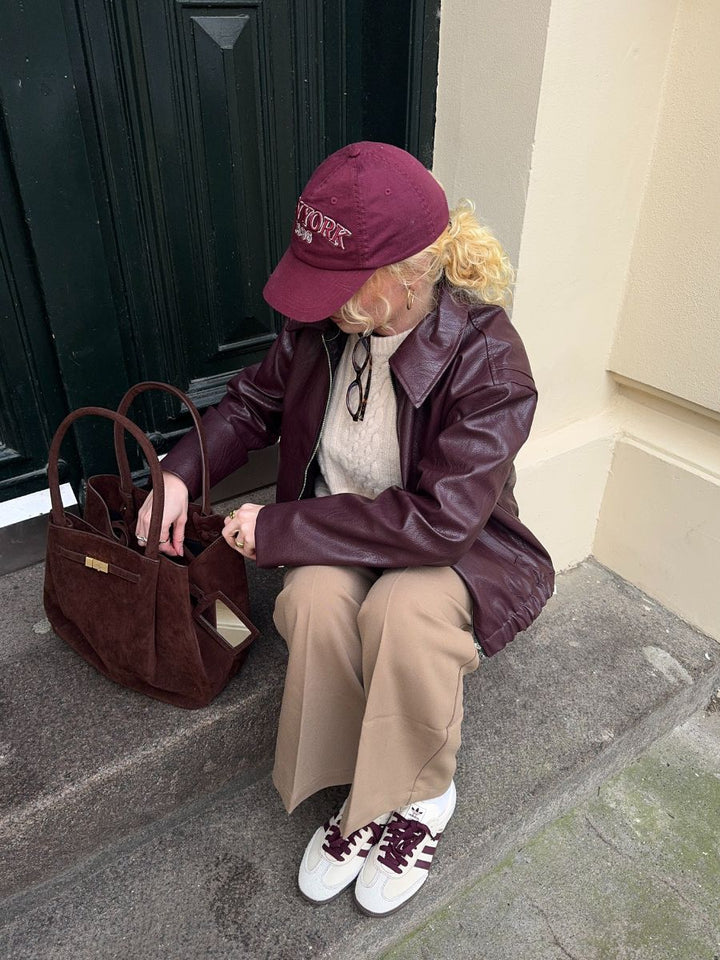 L'LEVANI™ | Veste Emmy – L'indispensable pièce cuir au twist moderne