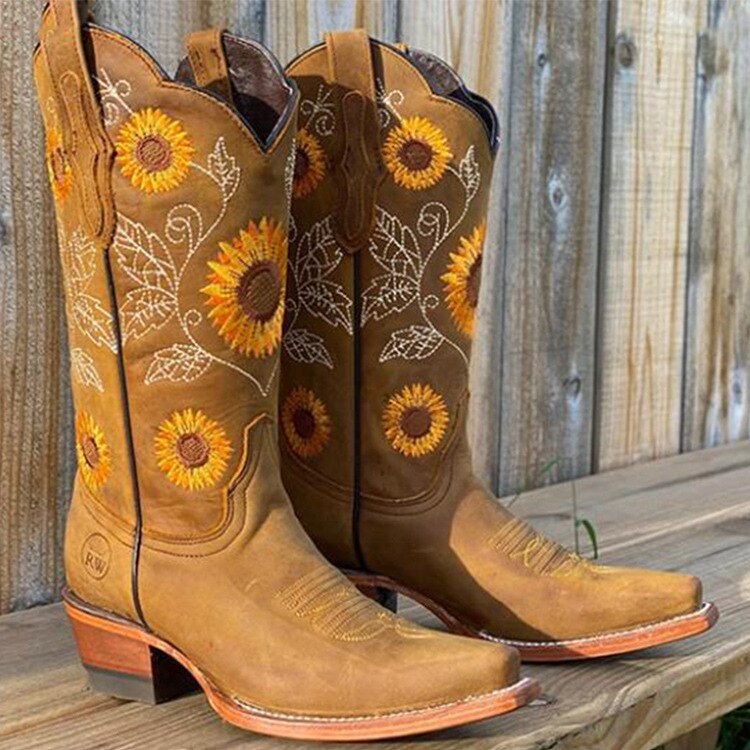 Bottes Western Style Sunbloom