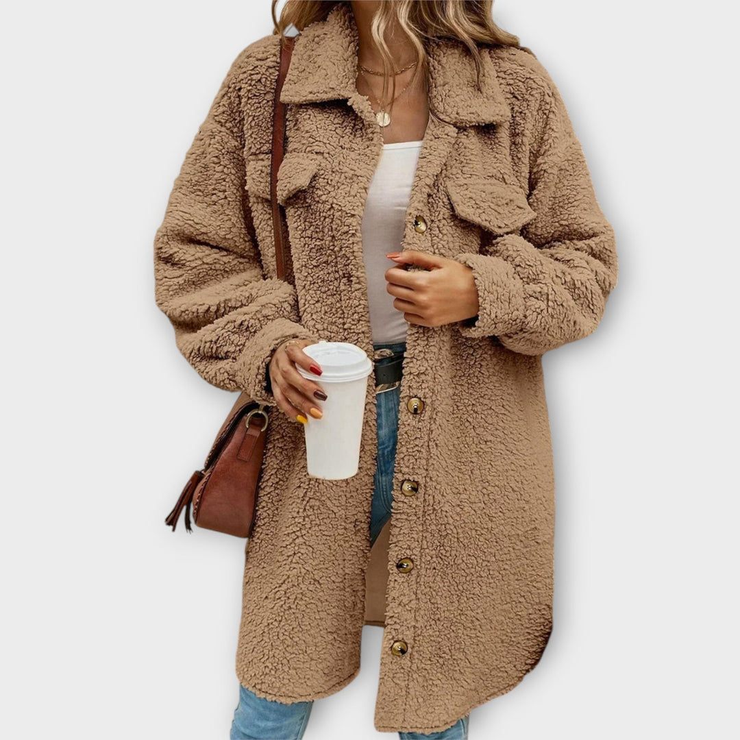 Anaïs – Veste teddy délicate et chaleureuse