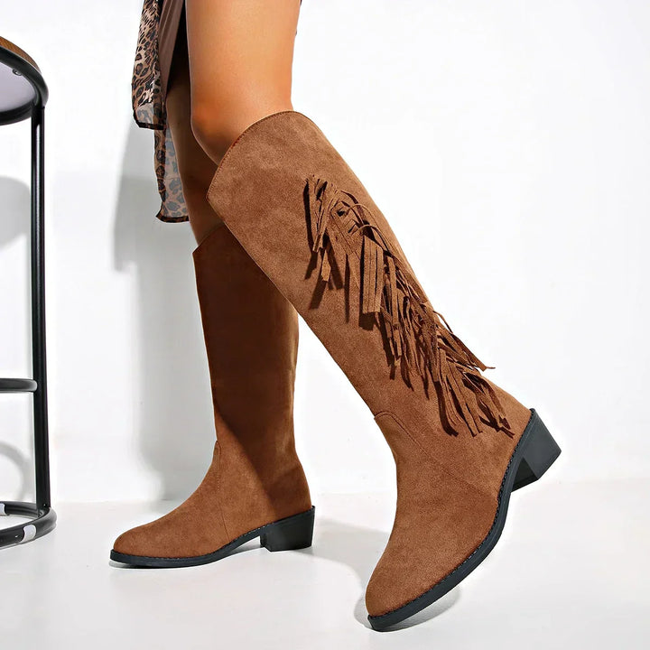 Bottes de Rue en Cuir Raffiné