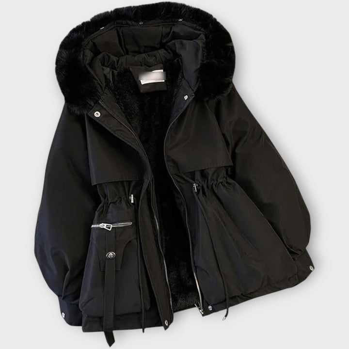 Élodie – Manteau d'hiver en fourrure élégante