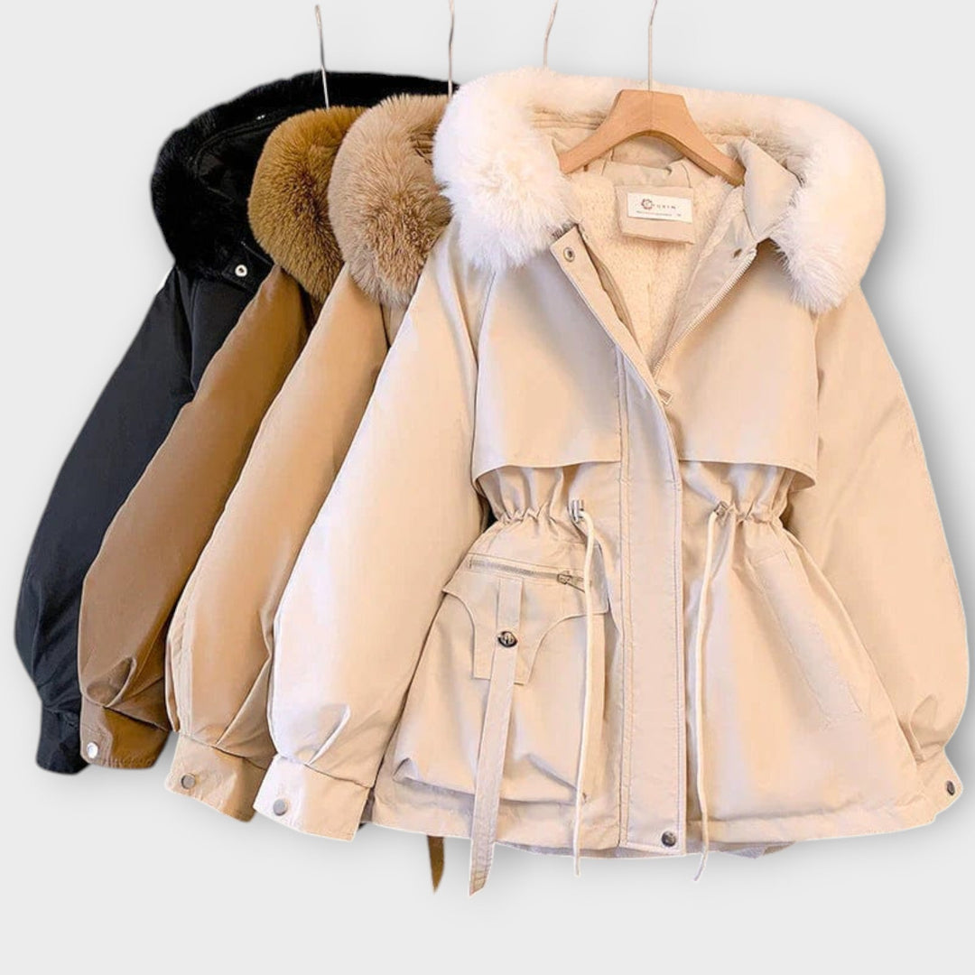 Élodie – Manteau d'hiver en fourrure élégante