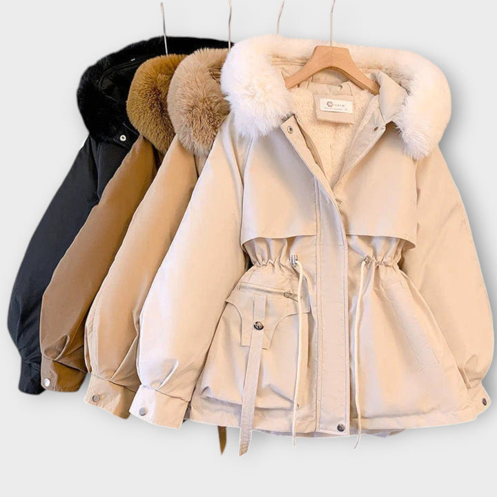 Élodie – Manteau d'hiver en fourrure élégante