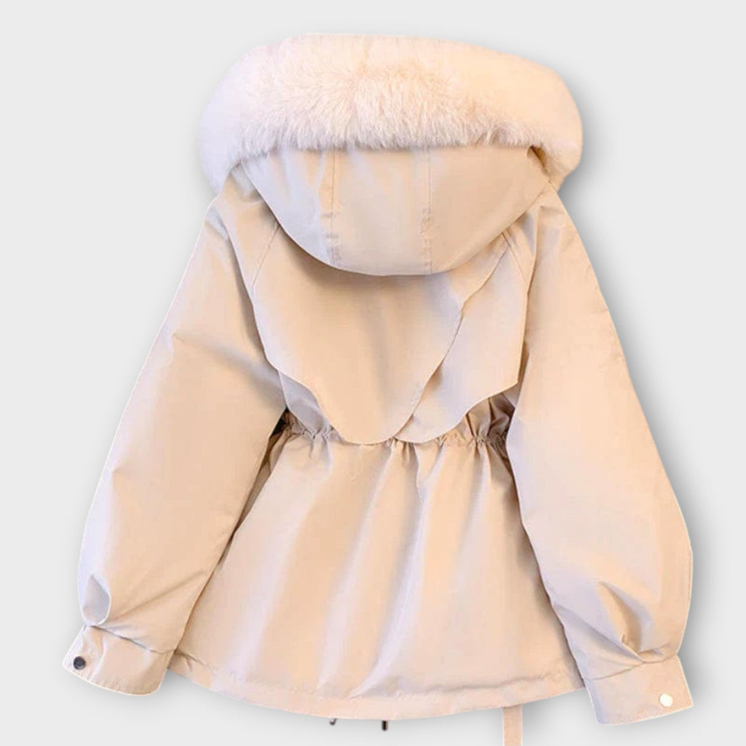 Élodie – Manteau d'hiver en fourrure élégante