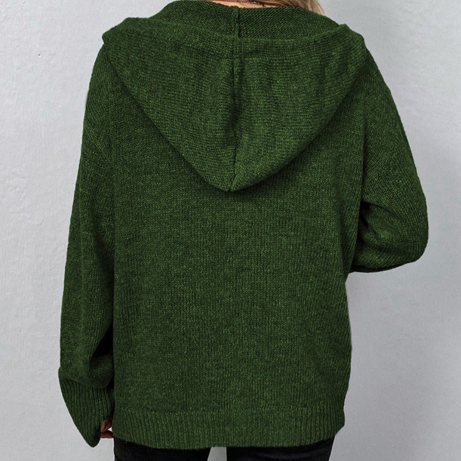 Laurence | Cardigan à Capuche et Boutons