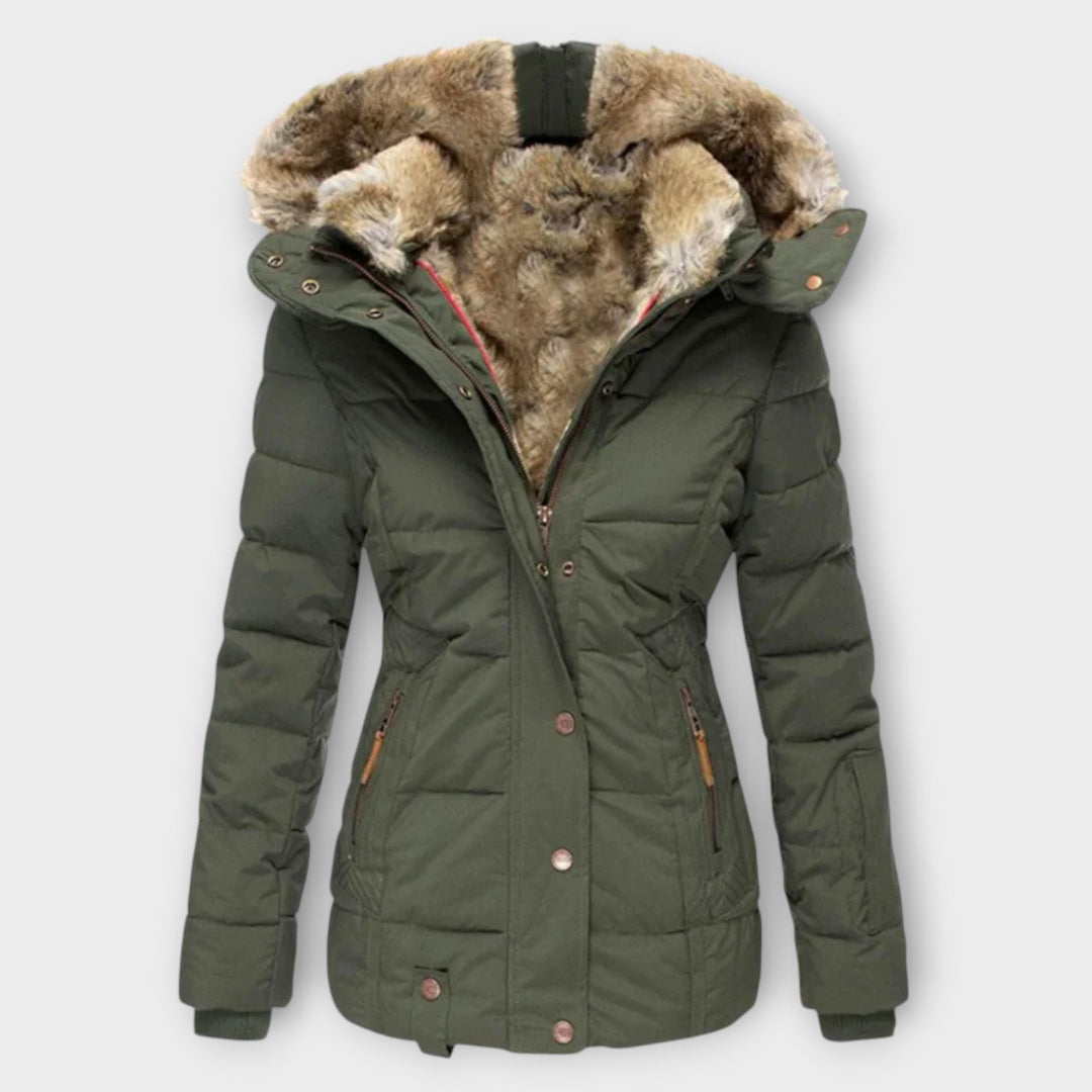 Juliette – Manteau d'hiver en fourrure élégante