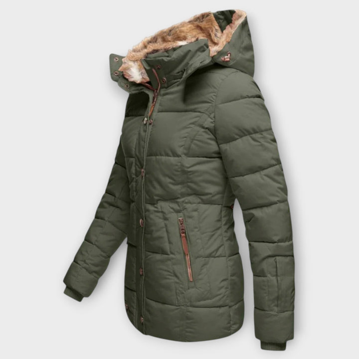 Juliette – Manteau d'hiver en fourrure élégante